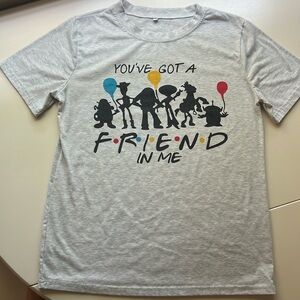 Disney You’ve Got A Friend In Me Toy Story Size S Gray Tshirt
